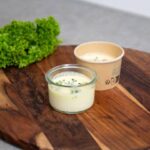 Vesterhavsost suppe toppet med purløg